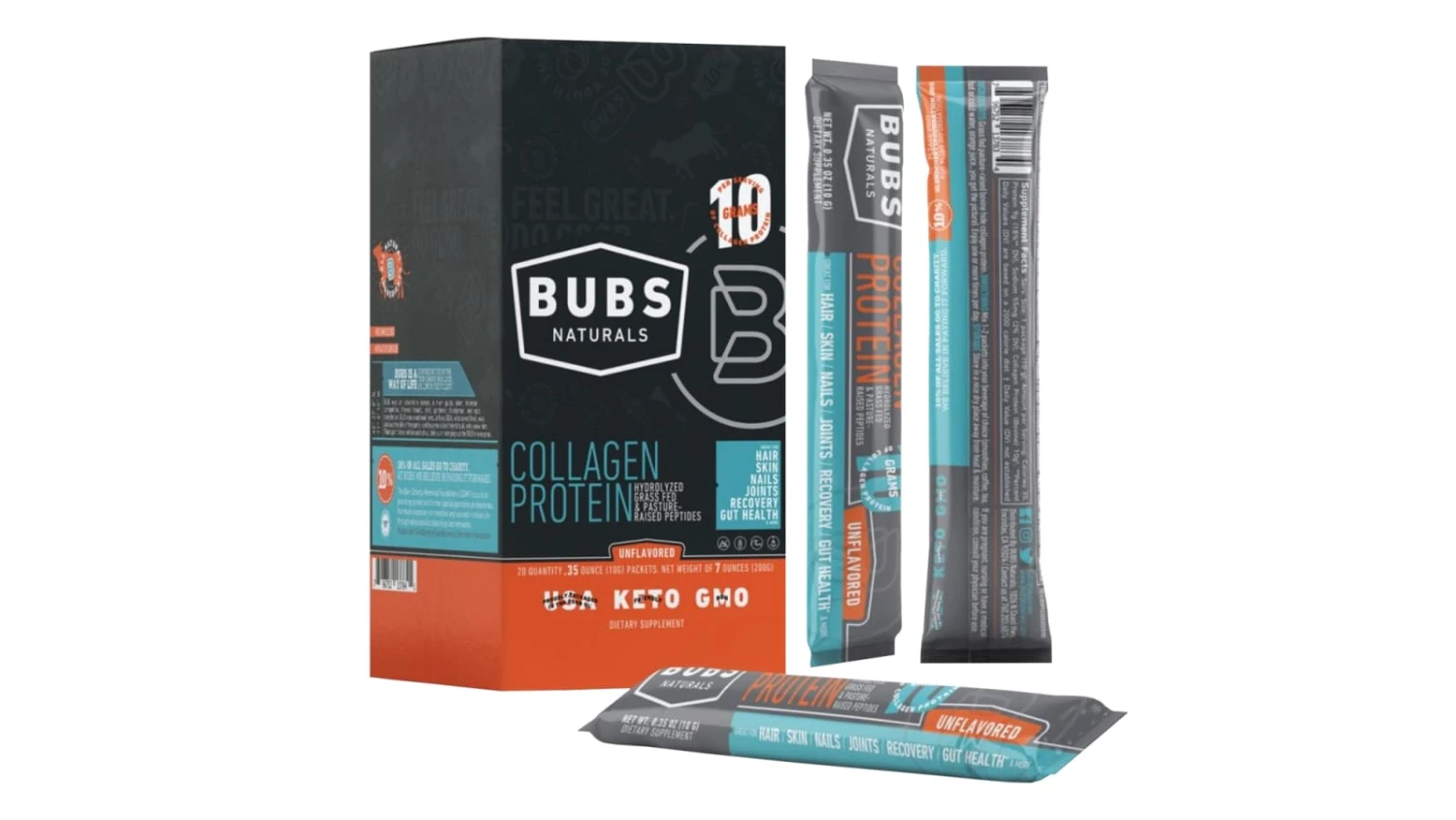 BUBs Naturals Collagen Protein - Packets 3 BUBs Naturals Collagen Protein - Packets