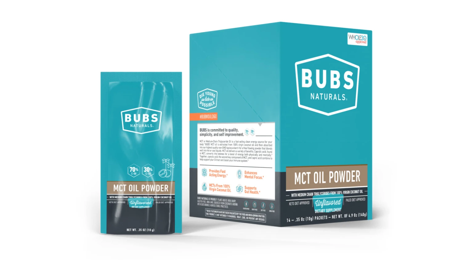 BUBs Naturals MCT Oil Powder 3 BUBs Naturals MCT Oil Powder