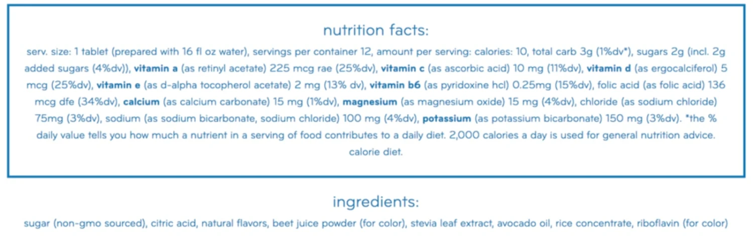 Nuun Vitamins - Blueberry Pomegranate 5 Nuun Vitamins - Blueberry Pomegranate - Image 3