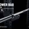 Rogue 45LB Ohio Power Bar - Stainless / Black -Fitness Equipment RA0586 SS IL H cxthse