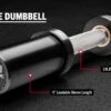 Rogue DB25-10 Loadable Dumbbell - Stainless 2 Rogue DB25-10 Loadable Dumbbell - Stainless -Fitness Equipment RA2119 SSIL H mzpl01