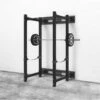 Monster Lite RML-390FULLW Fold Back Wall Mount Power Rack -Fitness Equipment RF0884 BLACK MG DYN