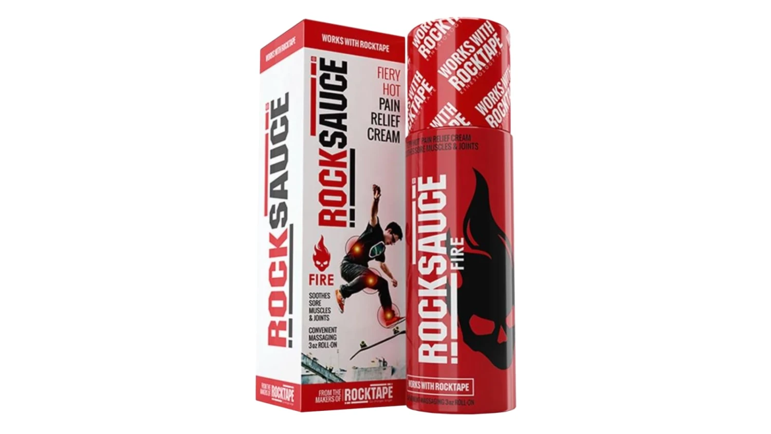 Rocktape RockSauce 3oz - Hot Pain Relief And Tape Prep 3 Rocktape RockSauce 3oz - Hot Pain Relief And Tape Prep