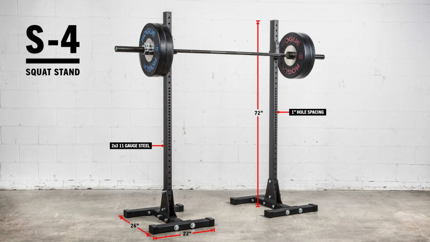 Rogue S-4 Squat Stand 2.0 4 Rogue S-4 Squat Stand 2.0 - Image 2